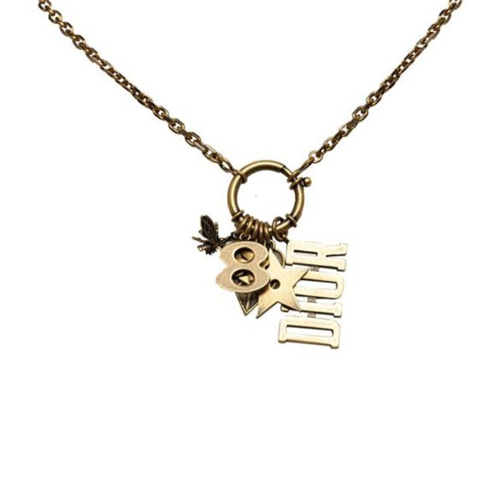 Dior Logo Charms Necklace - Picture 2 of 5